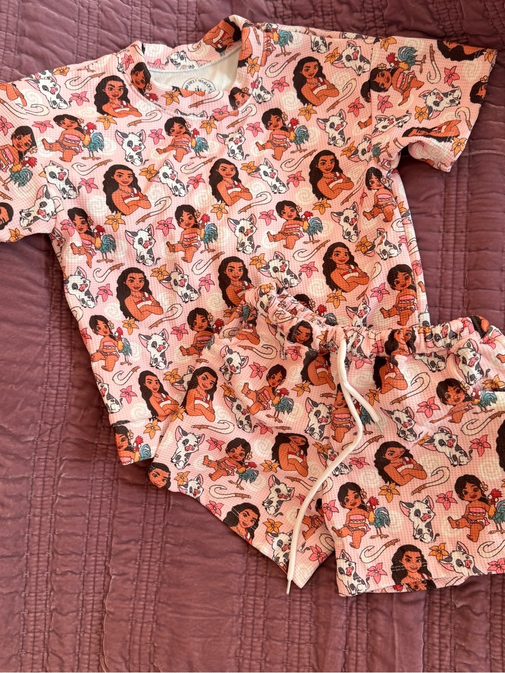 Moana Waffle set